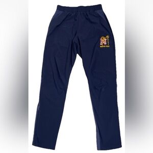 Under Armour navy Blue water polo pants Joggers Athletic Zip USA Naval Academy M